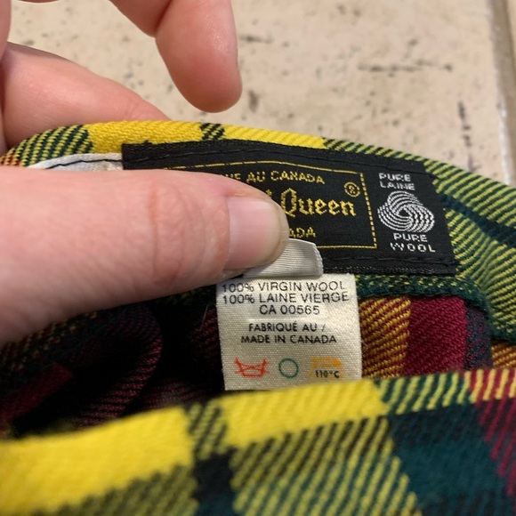 Vintage Highland Queen Ancient MacMillan Tartan Kilt Skirt Pure Virgin Wool 6 - Picture 5 of 7